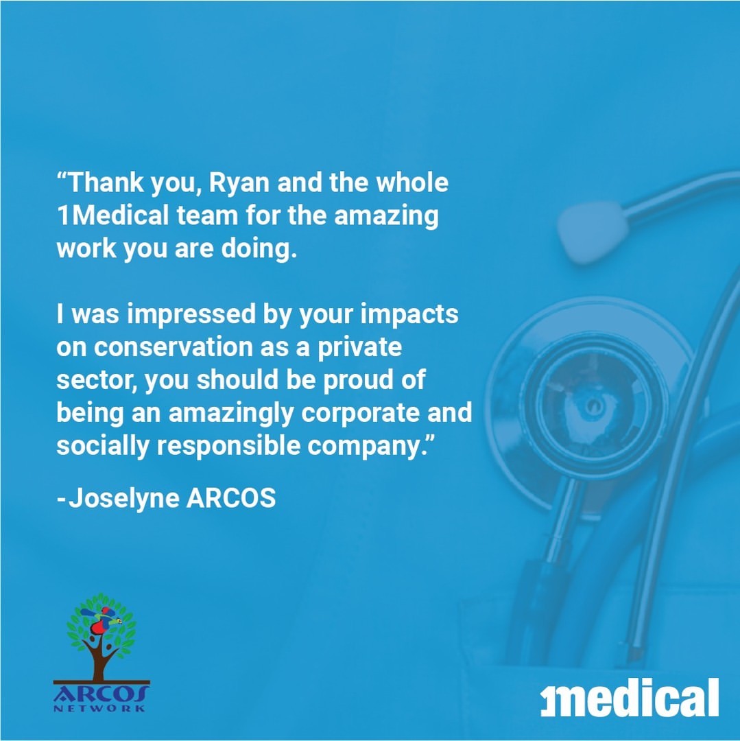 “Thank you, Ryan and the whole 1Medical team, for the amazing work you are doing. 
I was impressed by your impacts on co...